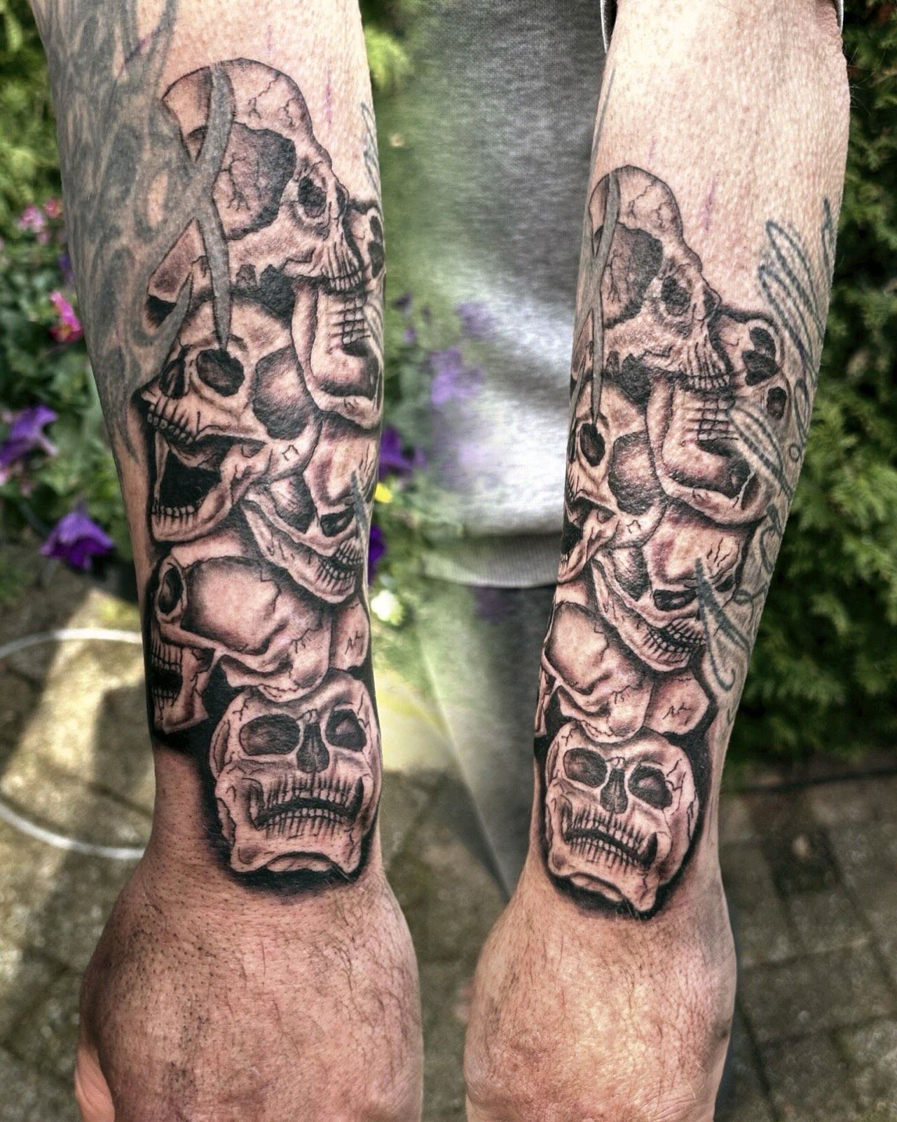 Voorbeeld van een tattoo in de stijl van Oottat Tattoo