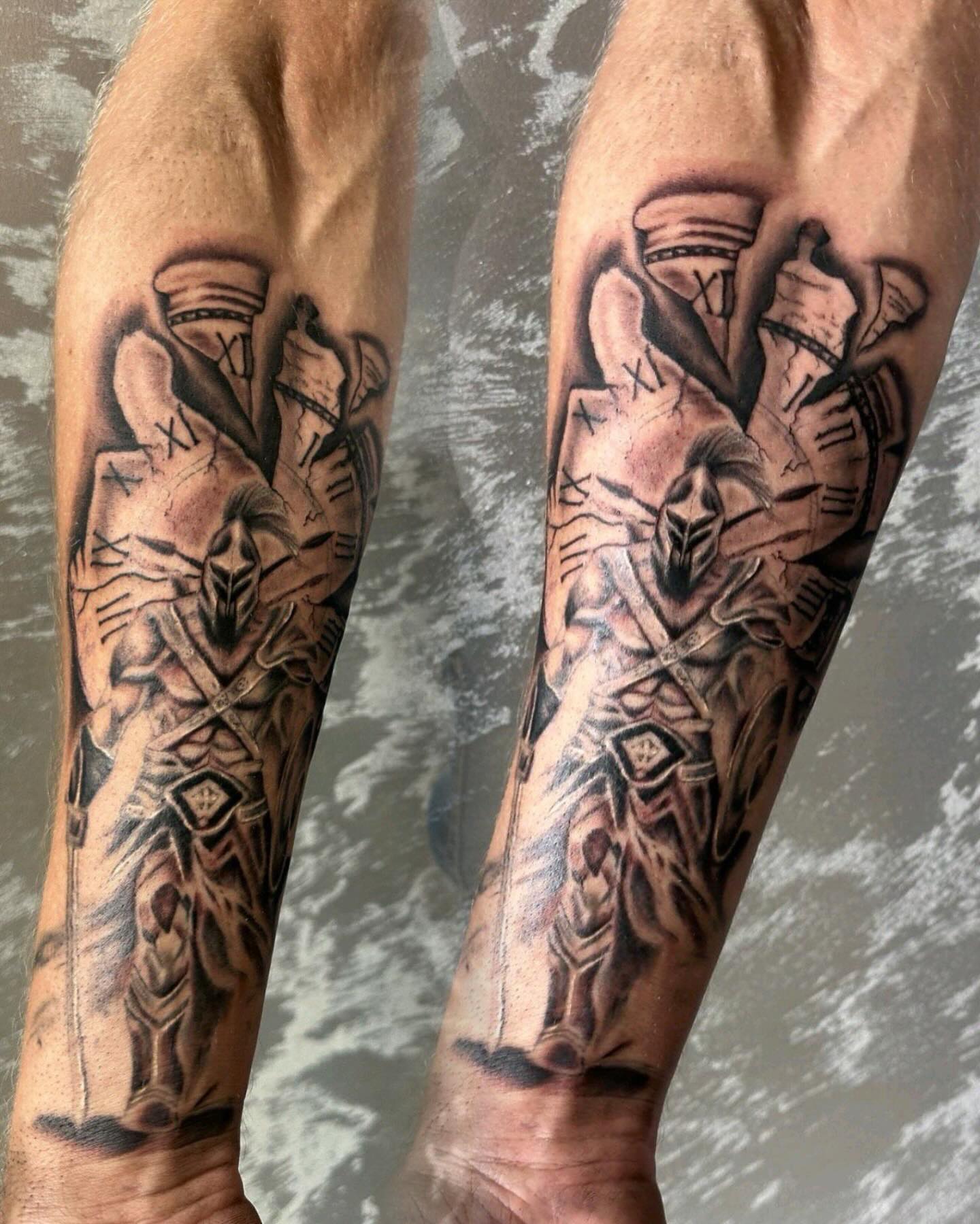 Voorbeeld van een tattoo in de stijl van Oottat Tattoo